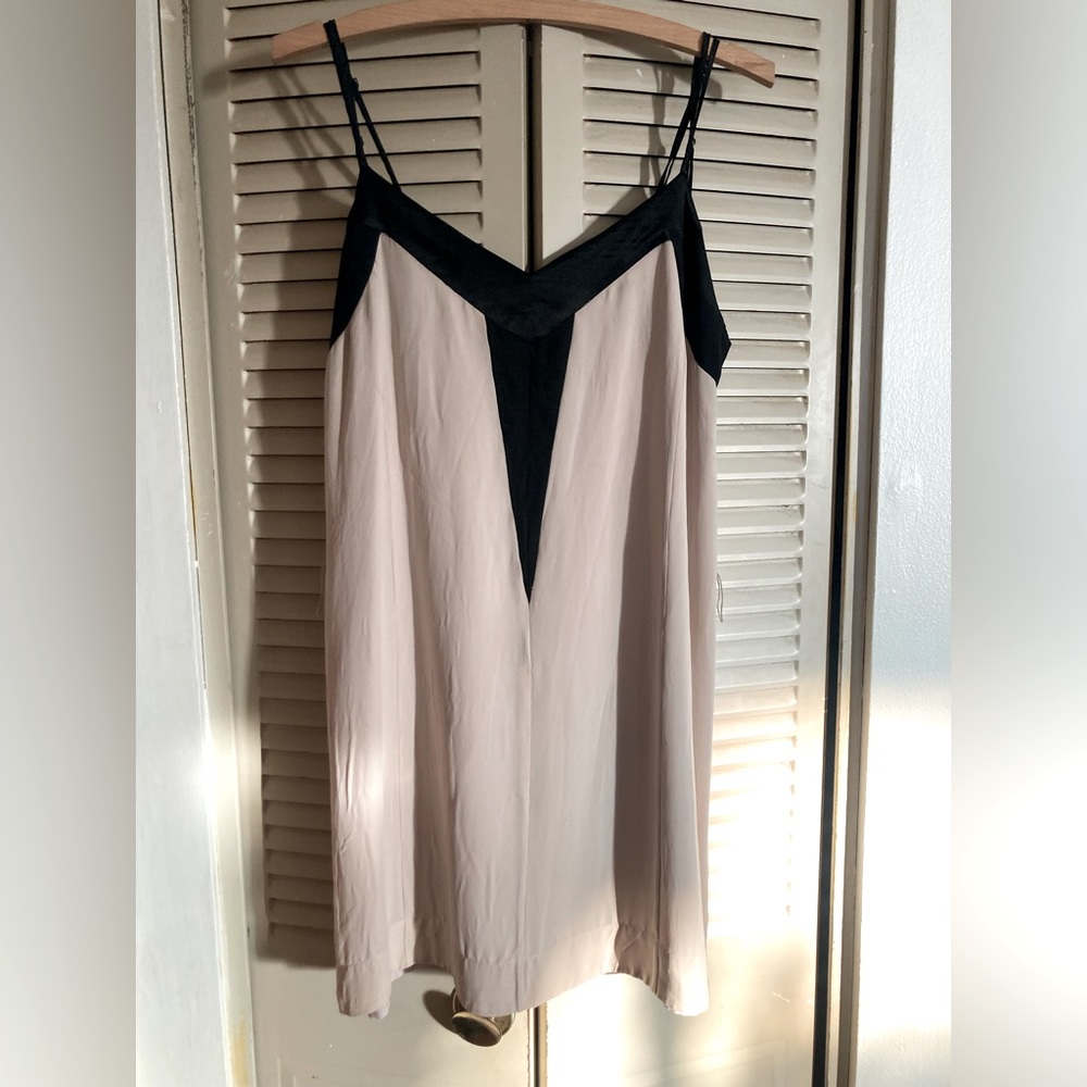 Nude Banana Republic Silk Slip Dress